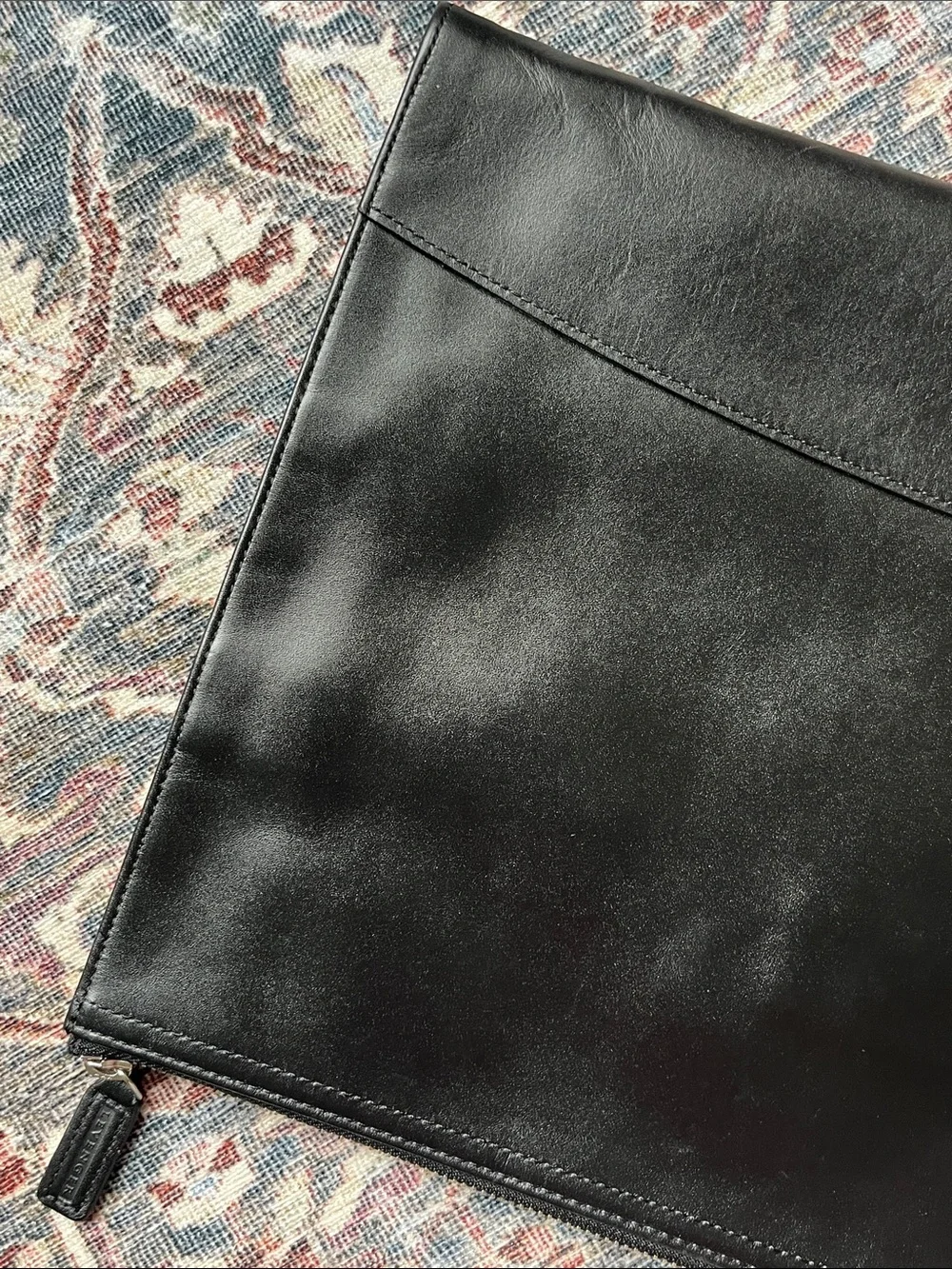 Levenger NEW! Black Leather Document Sleeve - Professional Portfolio; Laptop
